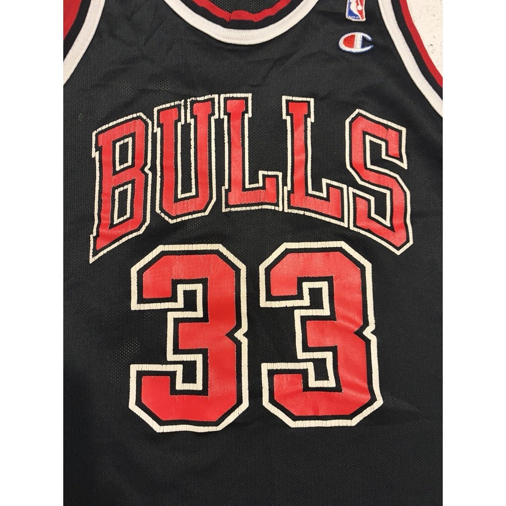 Vintage Champion Chicago Bulls Scottie Pippen Basketball Jersey Size‎ 44 NBA - Picture 5 of 11